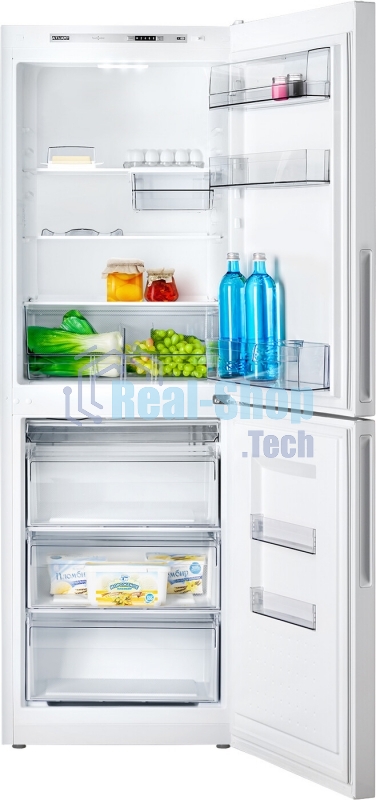 Холодильник Atlant ХМ-4619-101 белый двухкамерный 182/119л морозилка снизу