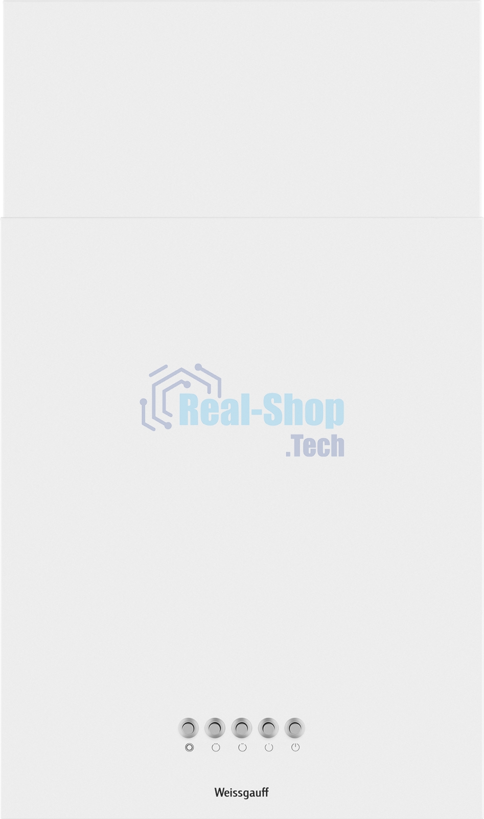 Вытяжка пристенная цилиндрическая Weissgauff Box 40 PB белый, 40 см, 900 куб. м/ч, 58 дБ