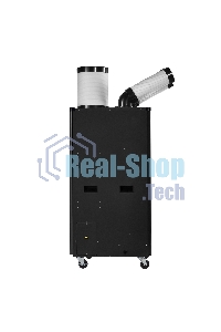 Кондиционер мобильный промышленный Ballu BGK9 с комплектом воздухоотводов 22000 BTU, 70 м², 55 дБ, охлаждение, черный