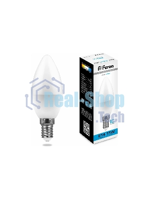 Лампа светодиодная Feron LB-770 11W 230V E14 6400K С35