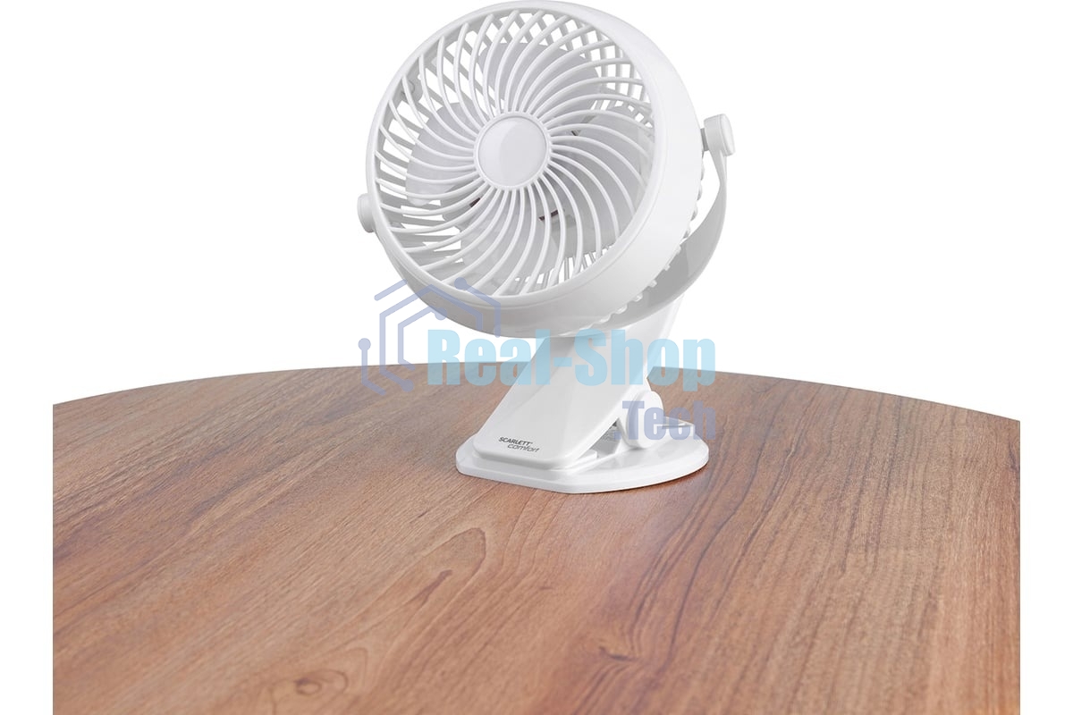 Вентиляторы настольные Scarlett SC-DF111S98 белый