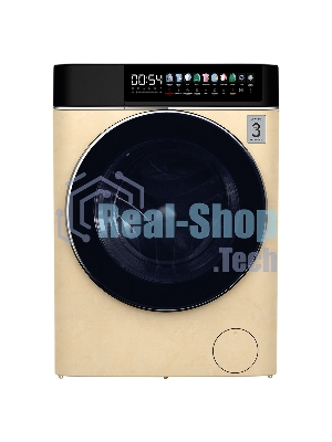 Стиральная машина с сушкой Centek CT-1949 бежевый, загрузка фронтальная 10 кг, 1400 об/мин, Класс А+++