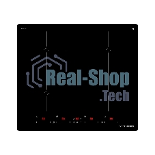 Индукционная варочная панель Kuppersberg ICI 624, индукция, High-Tech, 60 см, 9 уровней мощности, inverter, таймер, пауза, Booster, автоматическое отключение, Flexi-zone, поддержание тепла, слайдерное управление, черный