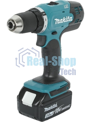 Дрель-шуруповерт Makita DDF453RFE, 18 В, 3 Ач, 42 Нм, щеточный