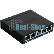 Коммутатор D-Link DGS-1005D, 5×1 Гбит/с, неуправляемый