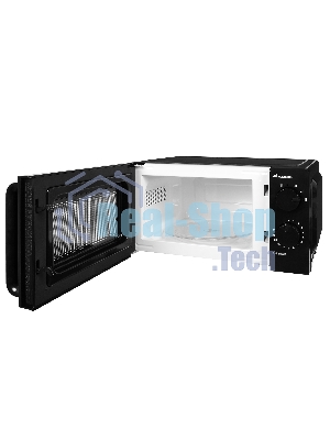 Микроволновая печь Hyundai HYM-M2039 черный, 20 л, 700 Вт, переключатели - поворотный механизм