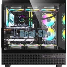 Компьютерный корпус AeroCool/Formula Crystal Z8 FLOE черный без БП ATX 3x120мм 5x140мм 1xUSB2.0 1xUSB3.0 1xUSB3.1 audio bott PSU
