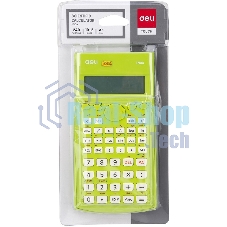 Калькулятор научный Deli E1710A/GRN зеленый 10+2-разр.