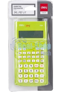 Калькулятор научный Deli E1710A/GRN зеленый 10+2-разр.