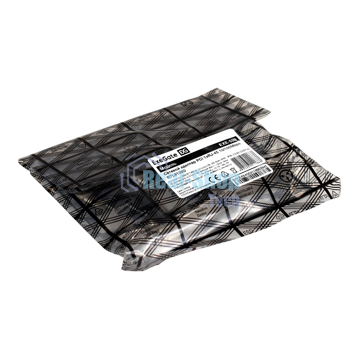 Сетевой адаптер ExeGate EXE-520 PCI 10/100Mbps RTL8139D (OEM) EX281223RUS
