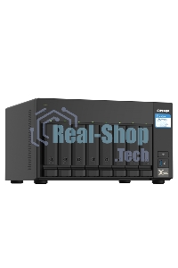 Сетевое хранилище без дисков SMB QNAP TS-832PX-4G 8-Bay NAS, AL324 64-bit quad-core 1.7GHz, 4Gb DDR4 SO-DIMM RAM (up to 1x16 Gb), 8 x 3.5