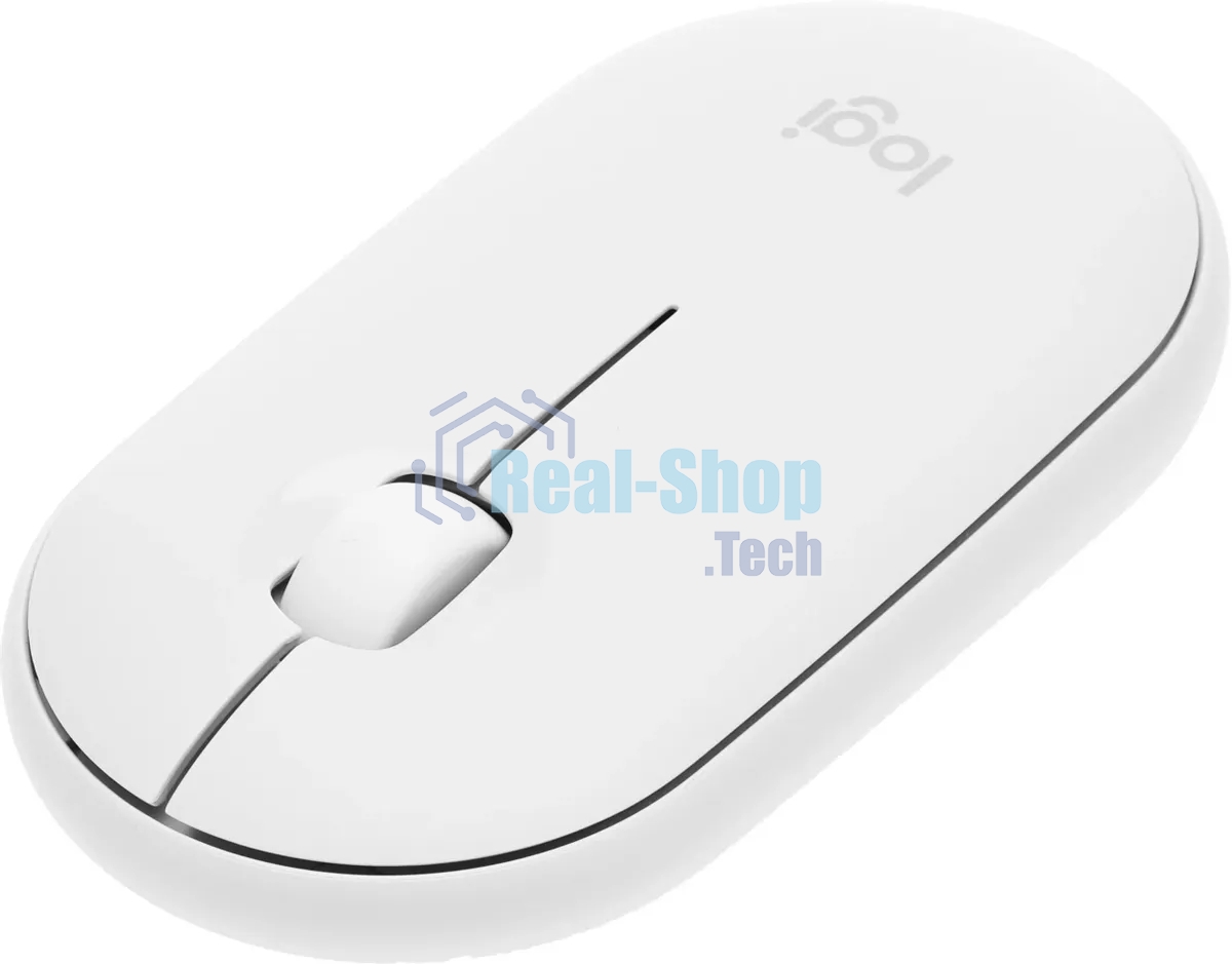 Мышь беспроводная Logitech Pebble 2 M350S белый, 4000 dpi, Bluetooth, кнопки - 3