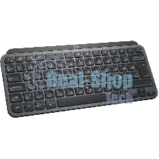 Клавиатура беспроводная Logitech MX Keys Mini (920-010501), USB, Bluetooth/Радиоканал, темно-серый/черный