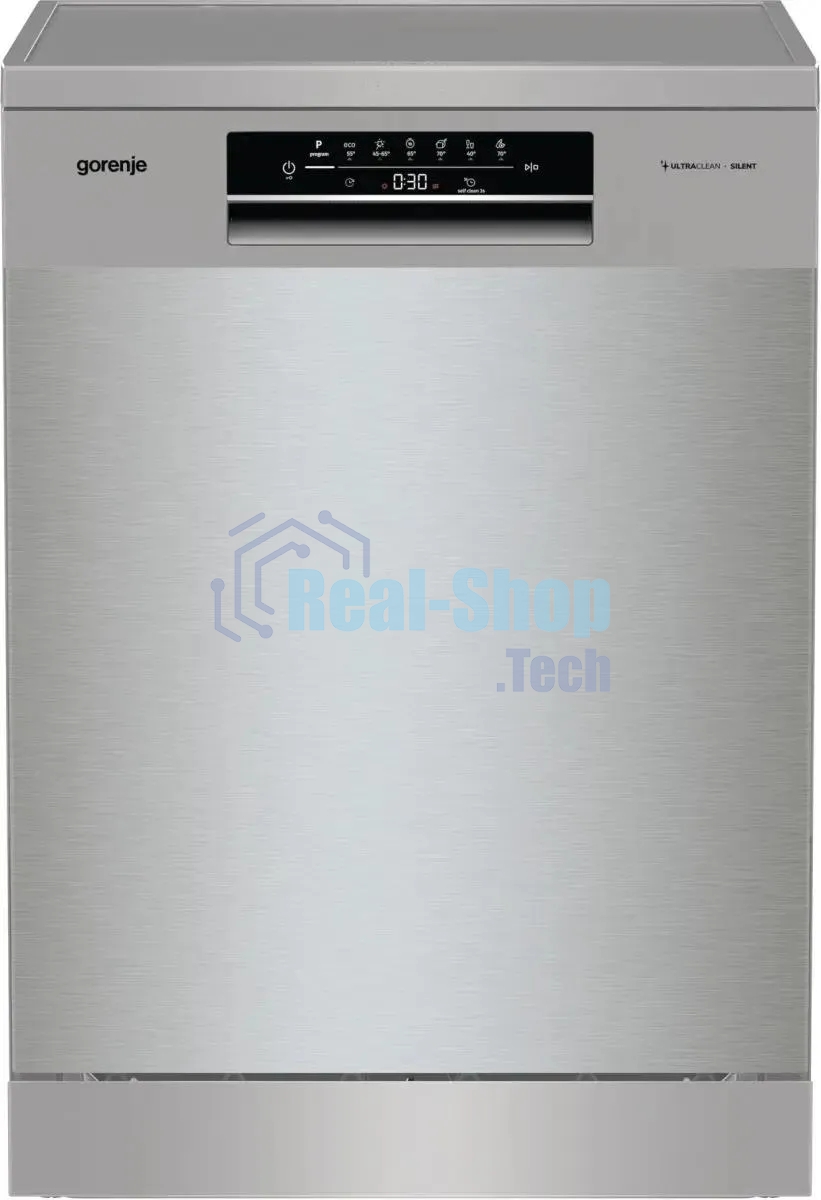Встраиваемая посудомоечная машина Gorenje GS643D90X, серебристая с черным, 59.9 см, 16 компл., 46 дБ, класс A+++