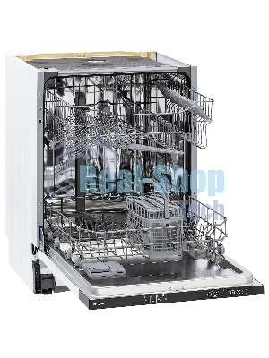 Встраиваемая посудомоечная машина KRONA AMMER 60 BI K, белый, 59.8 см, 12 компл., 57 дБ, класс A++