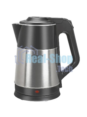 Чайник электрический BACKMAN BM-TEA 727 2,3 л, 2200 Вт, серебристый/черный