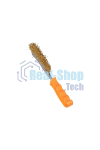 Щетка из латунированной стали с пластиковой ручкой 240мм Вихрь