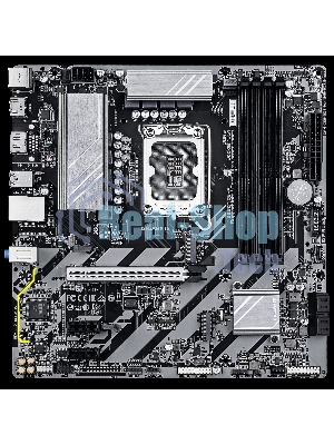 Материнская плата Gigabyte B860M D3HP, LGA 1851, Intel B860, 4xDDR5, 4xSATA, 2xM.2, 1xPCIe 5.0 x16, 2xPCIe x1, 1xHDMI, 1xDP, 1x 1Gb LAN, 3xUSB-A 3.2 Gen 1, 3xUSB-A 2.0, 1xUSB-C 3.2 Gen 1, 3x3.5 мм, 7.1, mATX