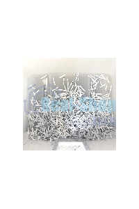 Шредер Office Kit S210N 3,9x38 белый (секр.P-4) фрагменты 16лист. 35лтр. скрепки скобы пл.карты CD