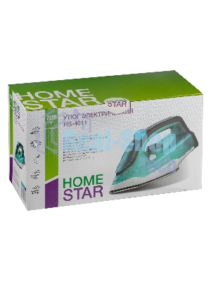 Утюг Homestar HS-4011 бирюзовый, 2200 Вт, 25 г/мин, 150 г/мин, 300 мл