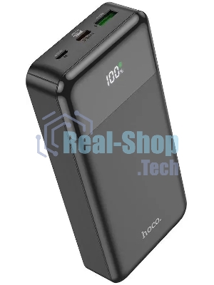 Портативный аккумулятор Hoco J102A Cool figure 20000mAh QC/PD 20W 5A USB-A/USB-C черный (J102A COOL FIGURE BLACK)