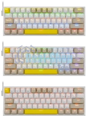 Клавиатура Redragon Fizz проводная, USB Type-A, белый