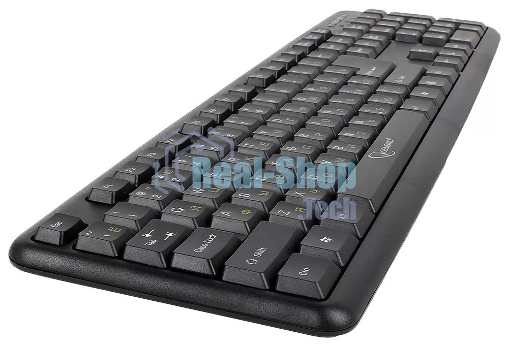 Клавиатура проводная Gembird KB-8320U-BL, USB, черный