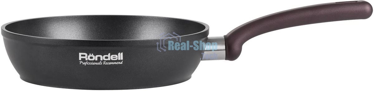 Сковорода Rondell Fest RDA-1338, 24 см, без крышки, черный