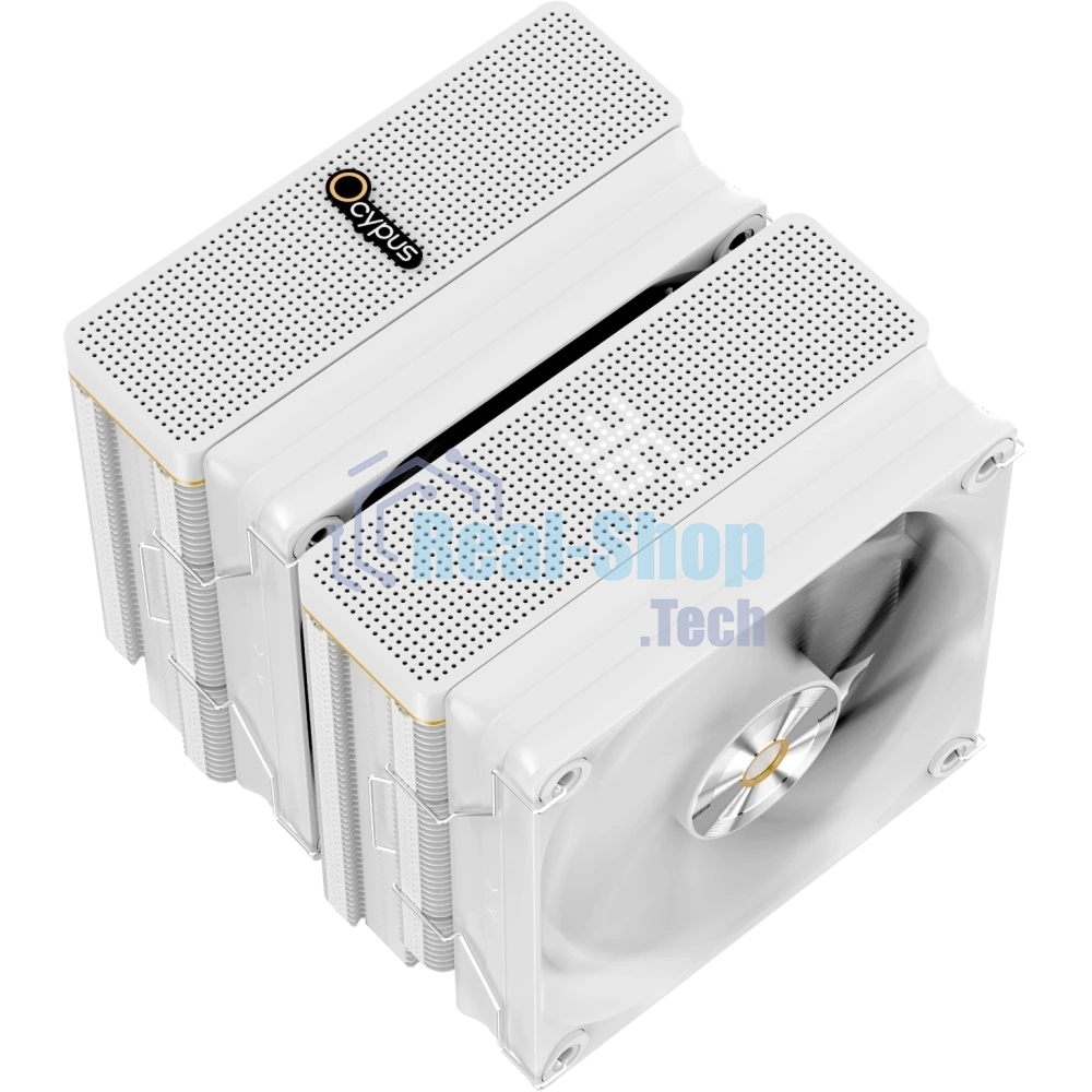 Кулер Ocypus Iota A62 WH Iota-A62-WH белый 120мм алюминий+медь 2000rpm 29db 4-pin 260W 158мм