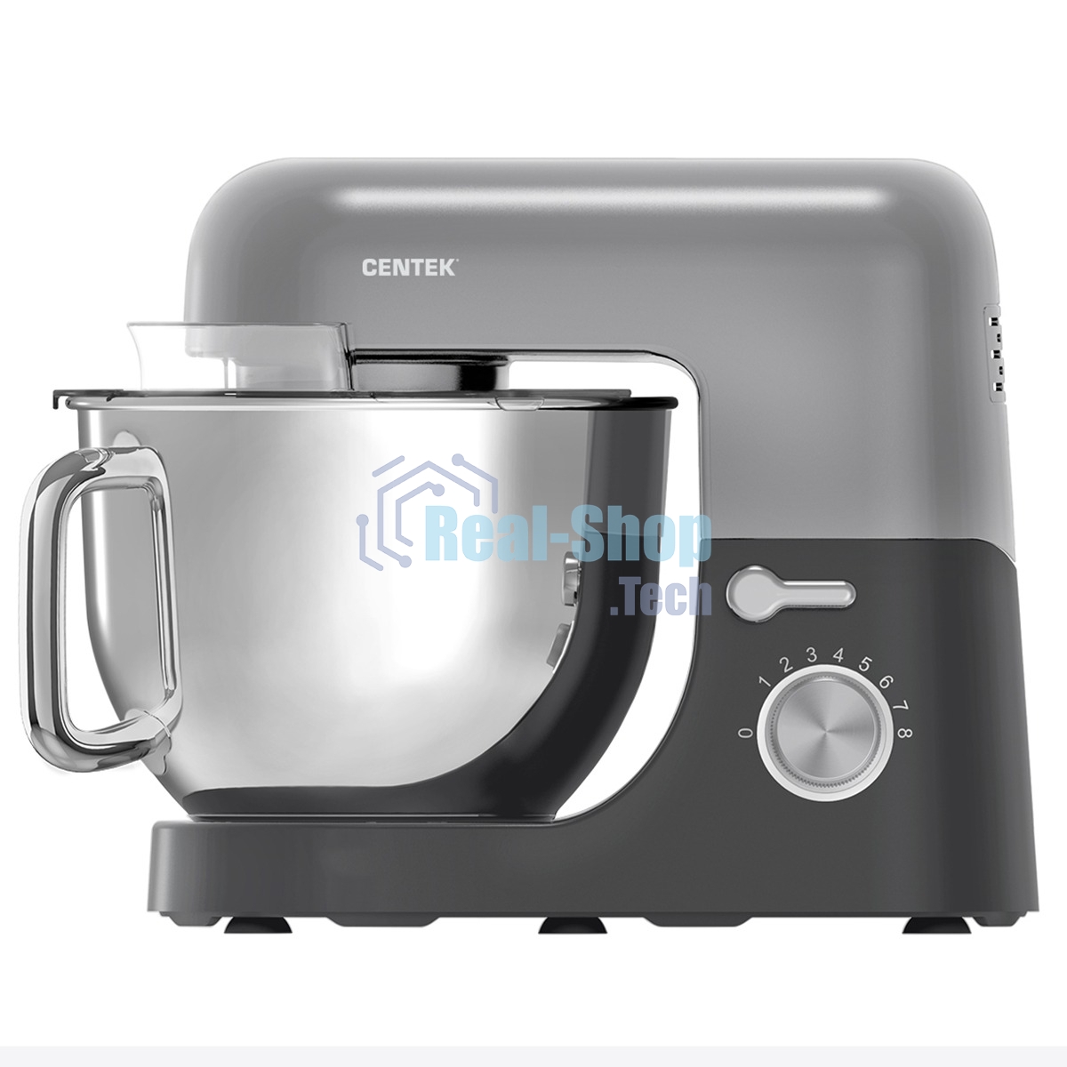 Миксер планетарный Centek CT-1151 DIJON (светл/серый)