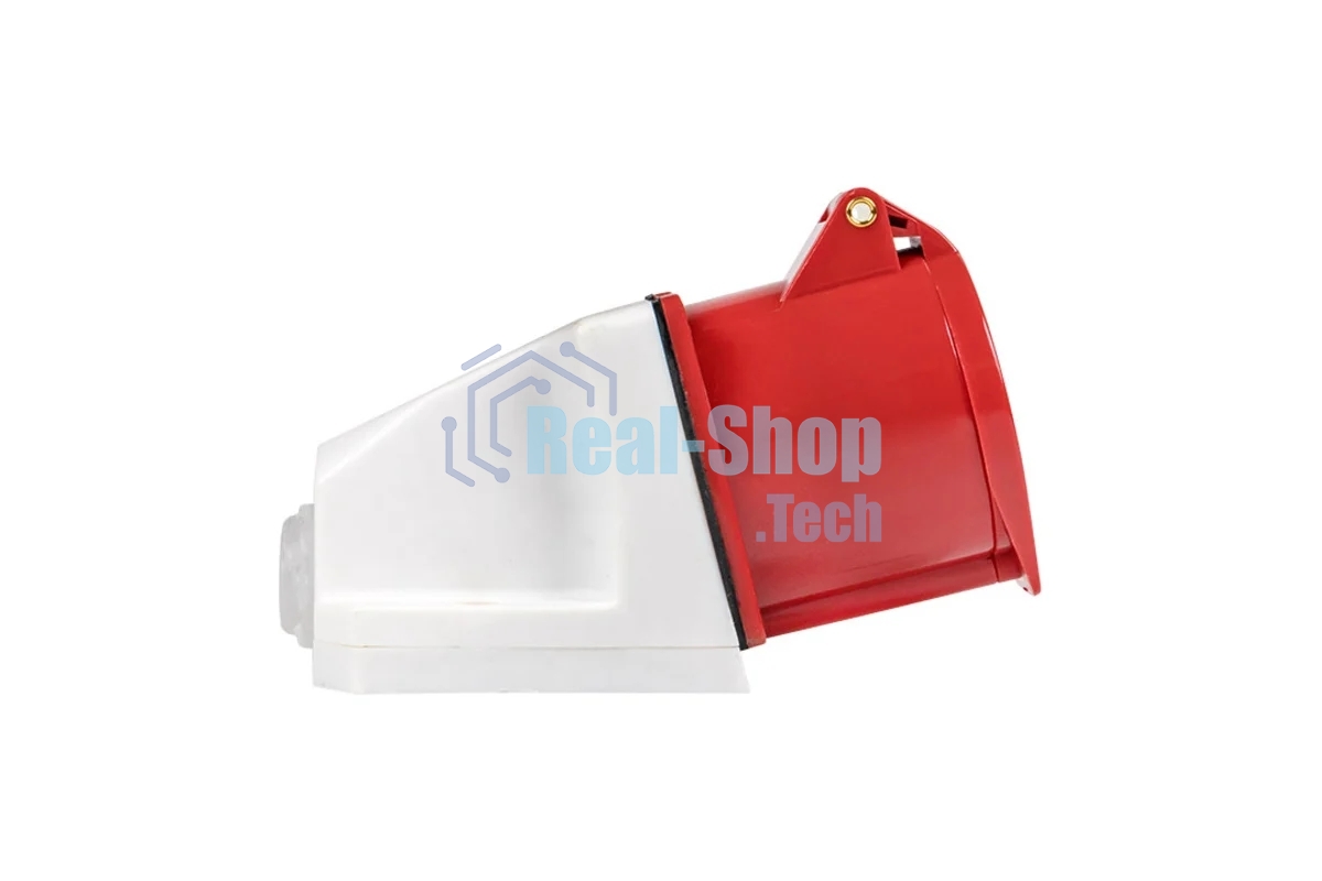 Розетка стационарная наружная EKF ps-114-16-380 16А 380В 3P+РЕ IP44 (114)