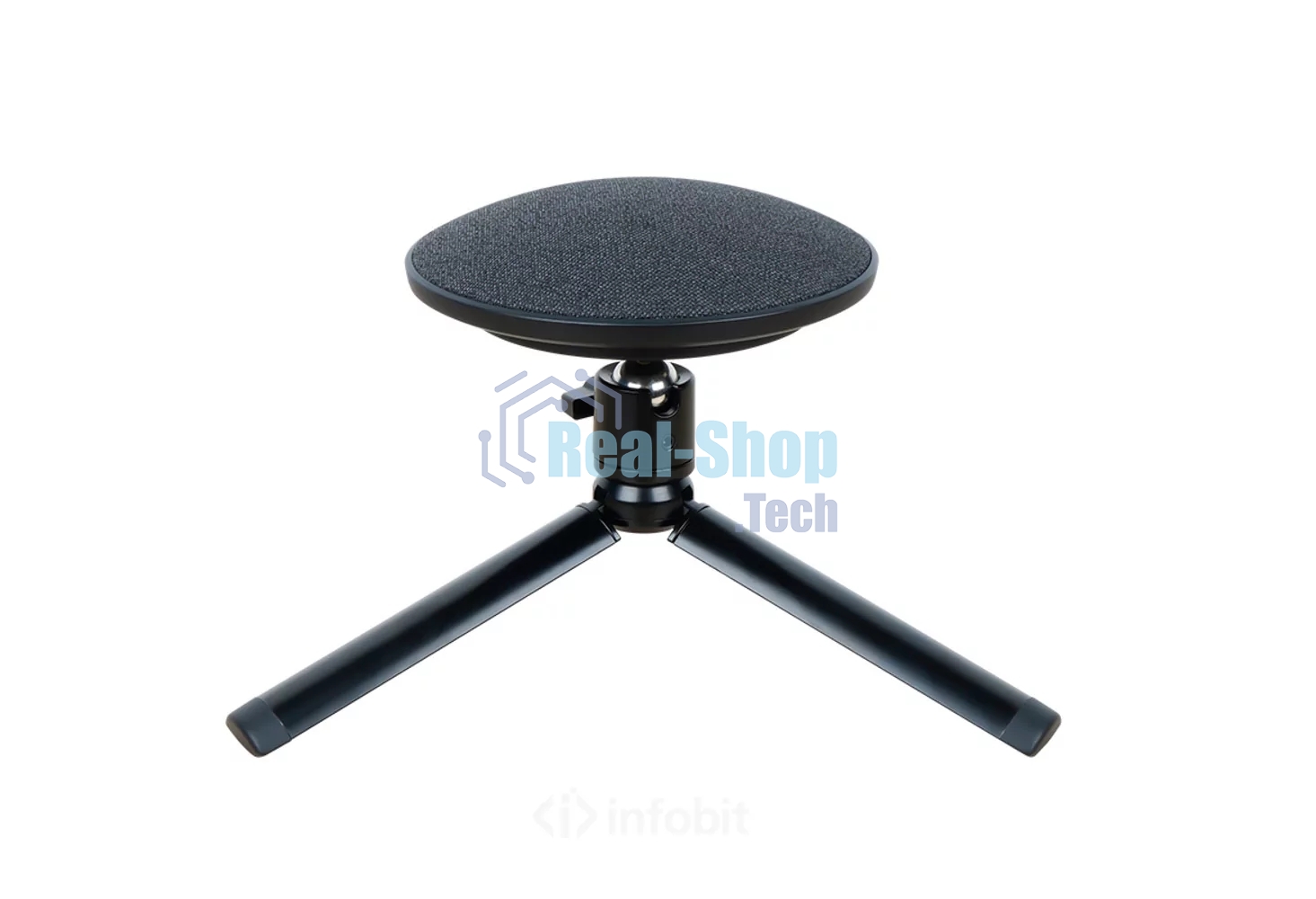 Микрофон Infobit iSpeaker M700 Микрофонный массив, AI обработка, охват 8 метров на 360 градусов.