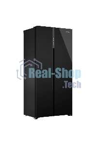 Холодильник Kuppersberg RFSN 1990 BG черный двухкамерный 352/250л морозилка сбоку, No Frost, Side by Side