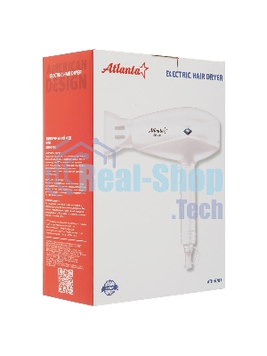 Фен Atlanta ATH-6787 белый, 2000 Вт