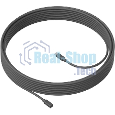 Кабель LOGITECH MeetUp 10m Mic Cable - графитовый - WW - MEETUP 10M MIC CABLE