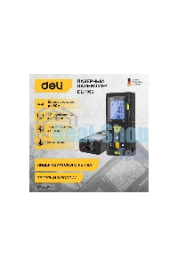Лазерный дальномер Deli DL4169 (Диапазон измерения 0,05~60м, точность измерения: ±3мм)