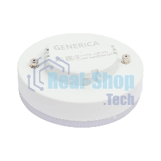Лампа светодиодная GENERICA LL-T80-15-230-65-GX53-G T80 15Вт таблетка 6500К GX53 230В