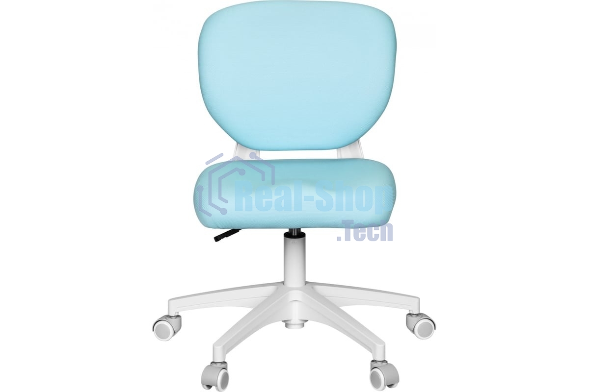 Кресло детское Cactus CS-CHR-3594BL голубой, крестов. пластик белый