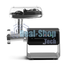 Мясорубка электрическая BQ MG2007 PREMIUM серый, 2500 Вт, 2.7 кг/мин, реверс, защита от перегрузки, насадки - 5