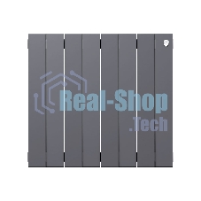 Радиатор биметаллический Royal Thermo PianoForte 500 Серебристый VR80 - 8 секц.