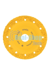 Чашка твердосплавная зачистная Denzel 125 мм, плоская, среднее зерно #16
