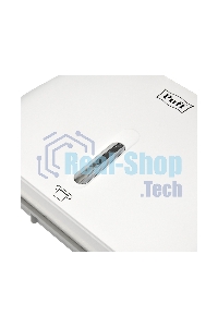 Диспенсер бумажных полотенец Puff-5145 белый, с замком, ABS-пластик