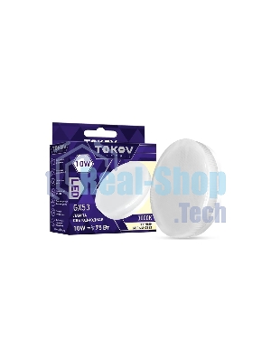 Лампа светодиодная TOKOV ELECTRIC 10Вт Tablet 3000К GX53 176-264В