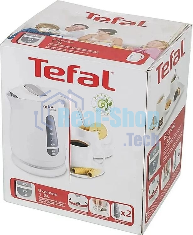 Чайник Tefal Express Plastic KO299130, 1.5л