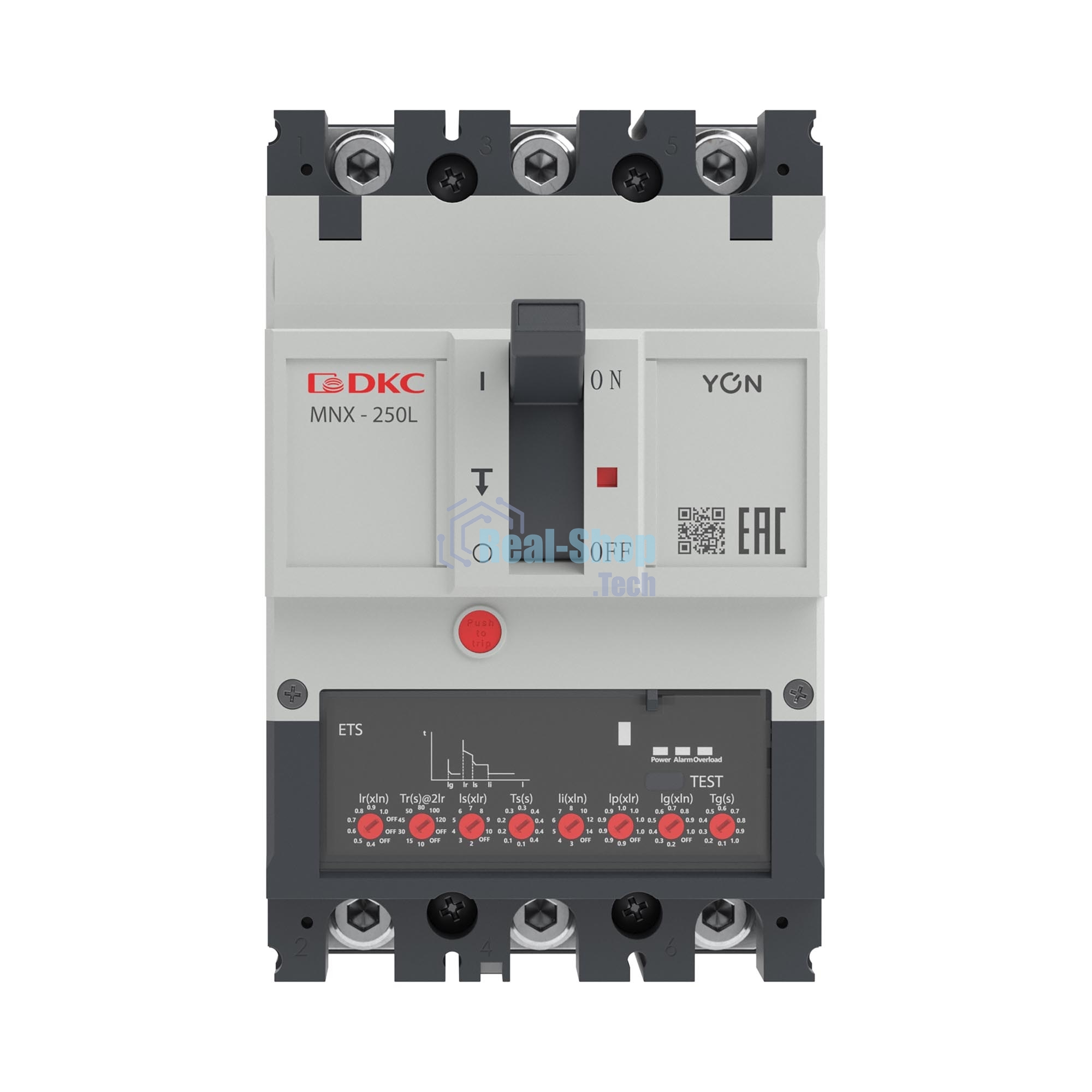 Выключатель автоматический DKC YON pro MNX250L 3P 250A 70kA при AC415V расц. ETS.