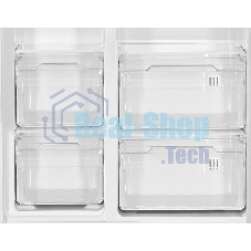 Холодильник Kraft KF-MS5701DI темно-серый двухкамерный 372/198л морозилка сбоку, Side by Side