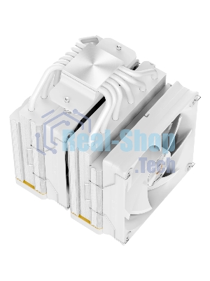 Кулер Ocypus Iota A62 WH Iota-A62-WH белый 120мм алюминий+медь 2000rpm 29db 4-pin 260W 158мм