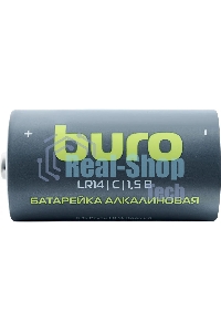 Батарея Buro Alkaline LR14 C 7500mAh (2шт) блистер, 1.5 В