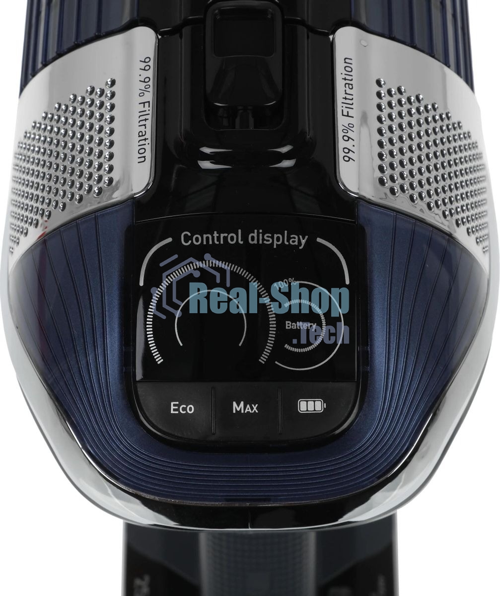 Вертикальный пылесос Tefal X-Force Flex 11.60 Aqua TY9890WO, синий/серый