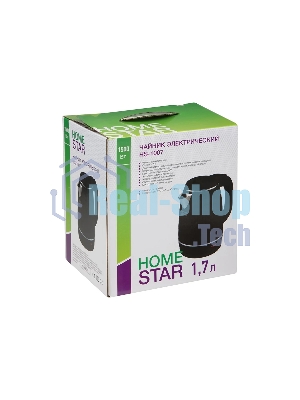 Чайник электрический Homestar HS-1007 черный (107008)